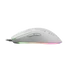 WHITE SHARK GM-5007W GALAHAD gamer egér, fehér, 6400 dpi