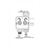 Woox Smart Zigbee Kerti Öntöző Szabályozó - R7060 (ZigBee 3.0, 1.5V AAx4, 0,2-0,7 MPa)